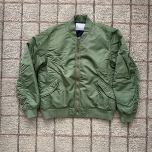 Everlane Green Bomber Jacket (Mens size Medium)